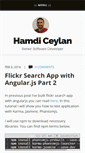 Mobile Screenshot of hamdiceylan.com